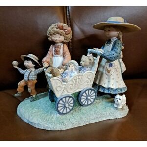 1997 Lang & Wise Special Friends Spring Walk Figurine Sherri Buck Baldwin NIB